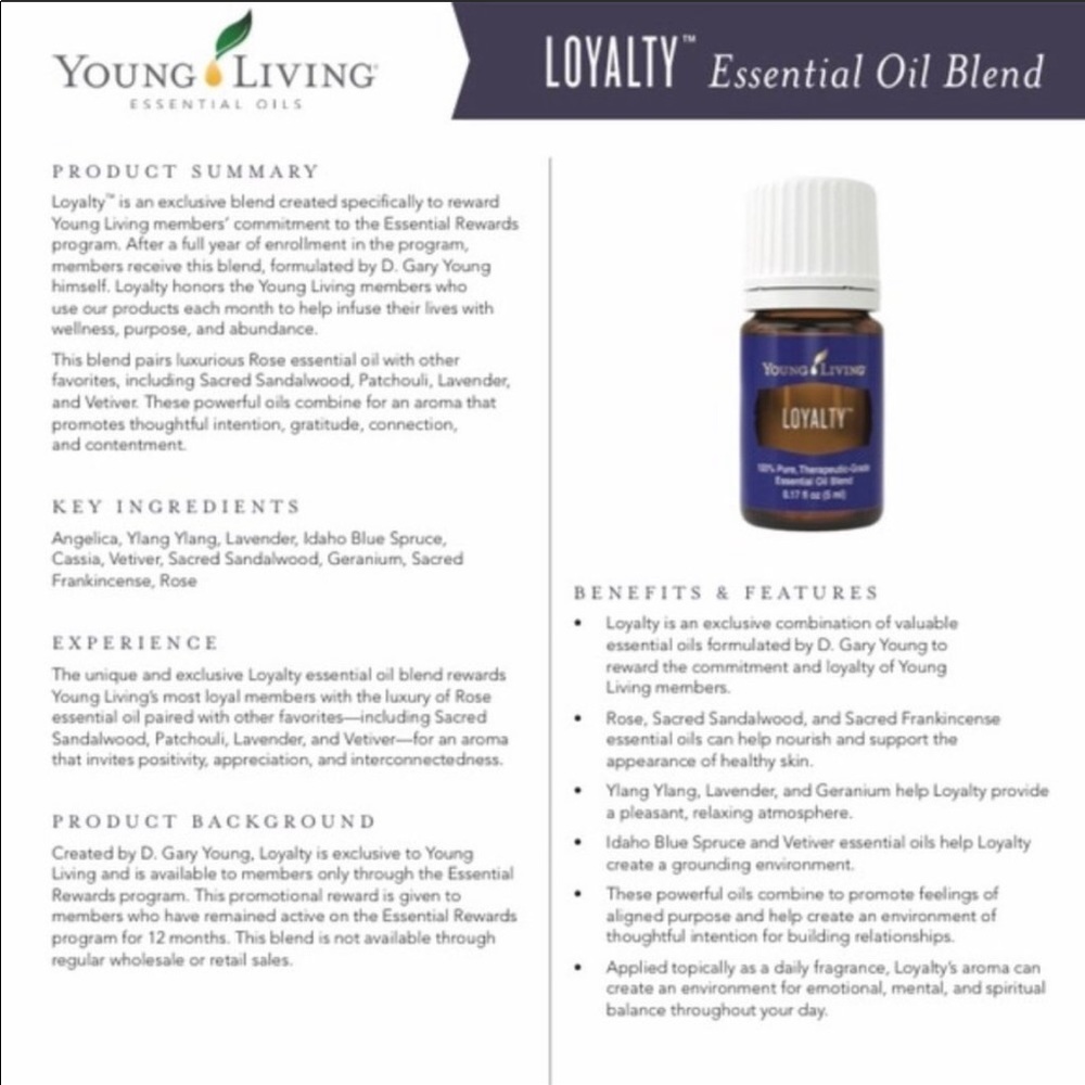Young Living Loyalty - Picture 2 of 2